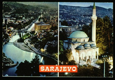 F 8: Cartolina/ formato cartolina/ orizzontale/ a colori/ Sarajevo